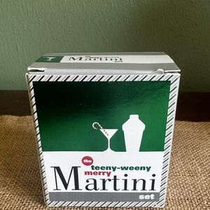 The Teeny-Weeny Merry Martini Set Holiday Gift Funny Cocktails